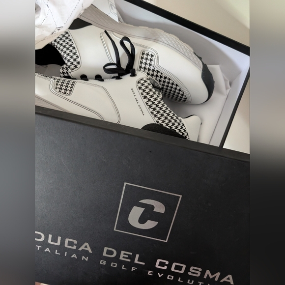 NWT Duca Del Cosma Pagani Black and White sneakers - Picture 7 of 7